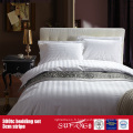 300TC 3cm Stripe en gros ensemble de literie Hôtel Bed Sheet Set